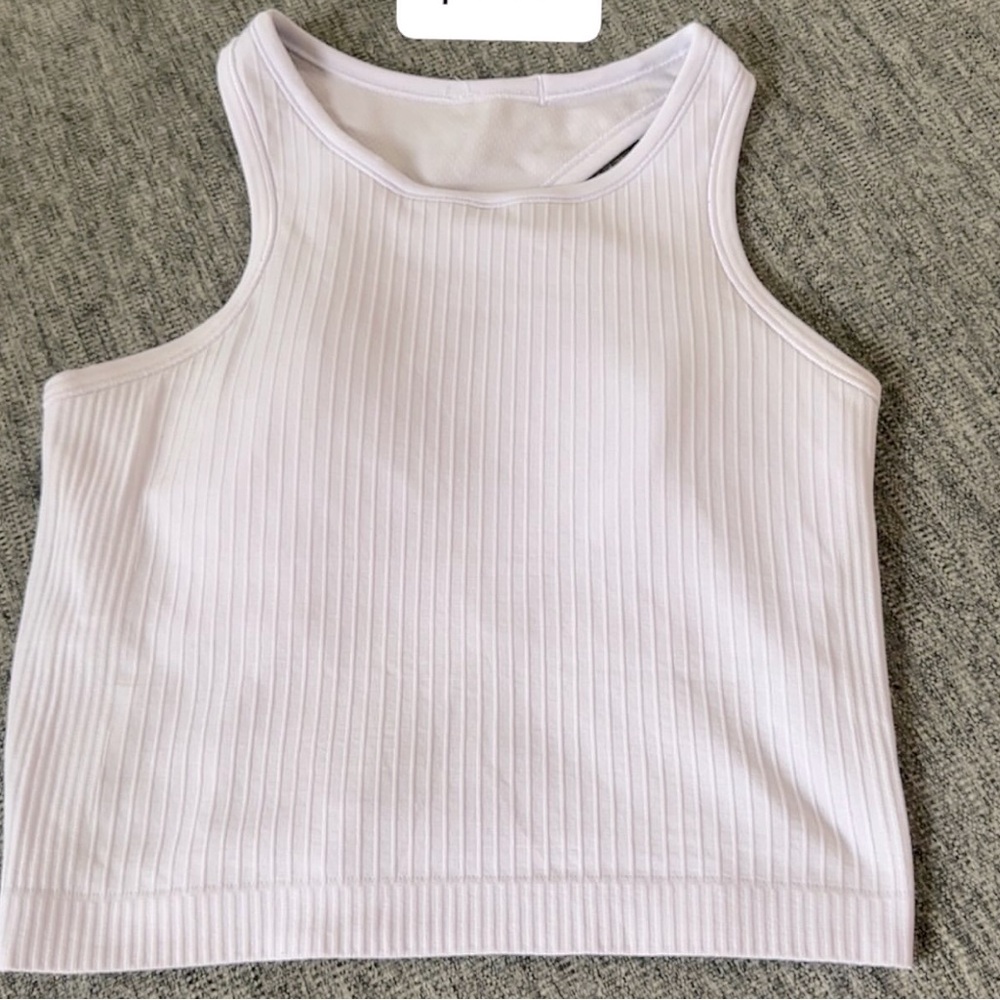 Lululemon Ebb to Street cropped racerback tank top